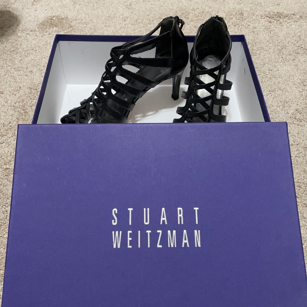 Stuart Weitzman black heals